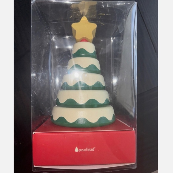 Wooden Christmas Tree Stack Toy Pearhead NIB - Picture 1 of 3